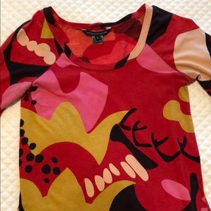 French connection long patterned top